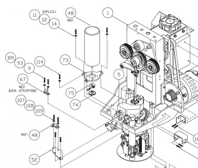 Clamp , Allied Dl43 Or Pic L43 , CMotorAxis , For Gerber Cutter