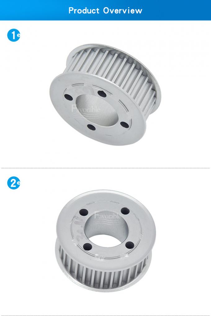 90739000 Metal Pulley Flange Assembly Single Drill For XLC7000 Z7 Auto