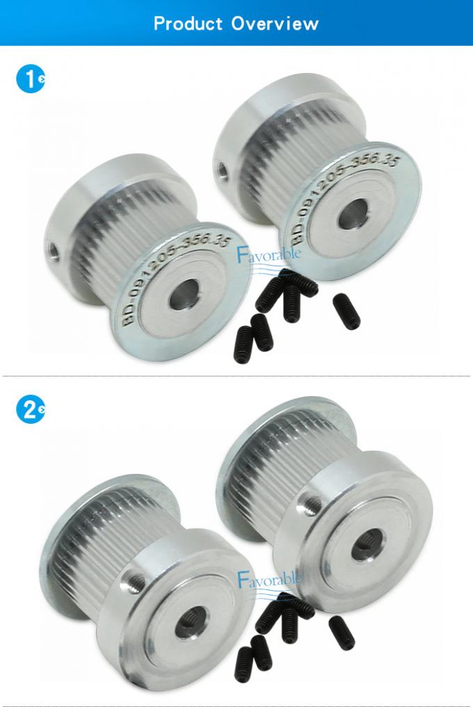 6.35mm Timing Pulley With Screws Inkjet Cutter Plotter Parts