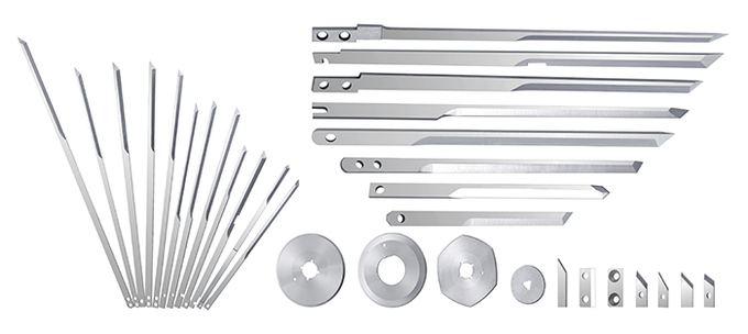 801439 IX6 Cutting Blade Double Hole 310x7.0x2.0mm For Lingerie Industry 2