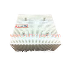 Bristle Blocks Brushes 1.6" Poly - ROUND FOOT - White PP / NYLON For Gerber GT5250 92910002