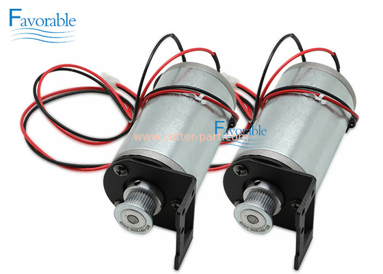 High Speed Inkjet Plotter Parts 24 VDC Motors White With Pulley