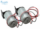 High Speed Inkjet Plotter Parts 24 VDC Motors White With Pulley