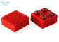 130297 Propack Thin Nylon Bristle Vector 5000 Red Round Foot Block