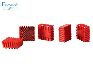 130298 703493 Red Nylon Bristle Blocks Suitable For Vector 2500 Cutting Machine