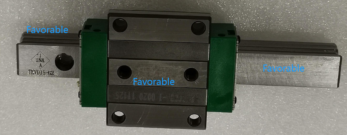 123039 INA Running Block With Rail For Lectra Cutter Vector FP/FX