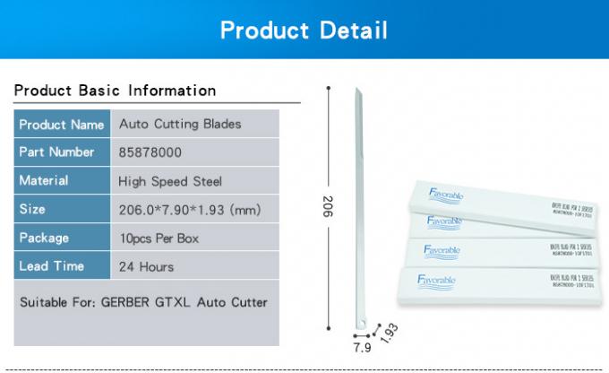 85878000 Cutter Blade GTXL 25mm 75stroke For Auto Cutter GTXL Gerber ...